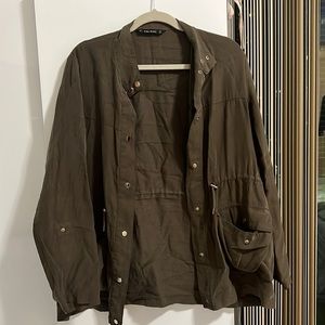 Army green jacket